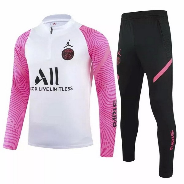 Tuta Calcio PSG 21/22 Bianco Rosa Nero